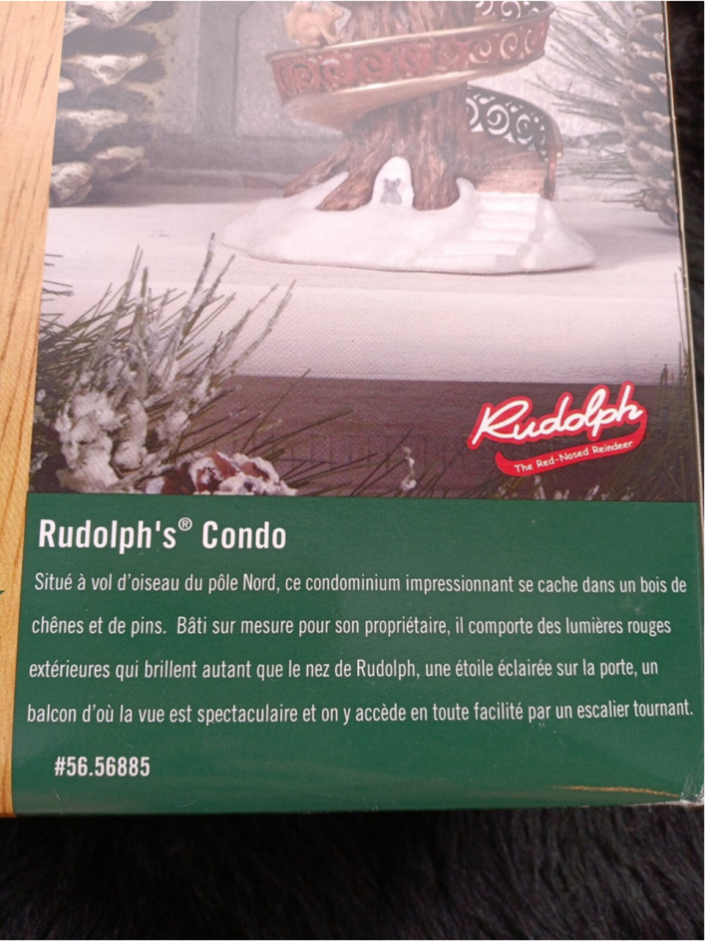 Department 56 Rudolph's Condo North Pole Woods Retired 2000 56885 NEW IN BOX - Picture 3 of 10